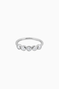Bijuterii Moissanite - Inel din argint Manissi Diamond Round