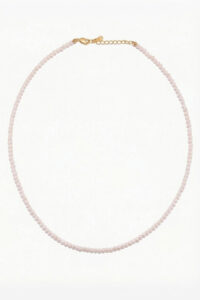 Colier cu perle naturale rotunde de cultura 3.5 - 4 mm Gold - 39.5 cm + 3.5 cm