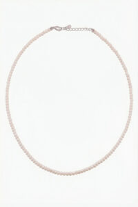 Colier cu perle naturale rotunde de cultura 4 - 5 mm Silver - 42.5 cm + 3.5 cm