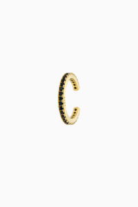 Cercei - Cercel din argint Cuff Black Gold