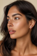 Cercei - Cercei din argint 5 mm Princess - 1