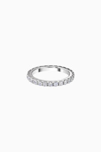Bijuterii Moissanite - Inel din argint Manissi Diamond Eternity II