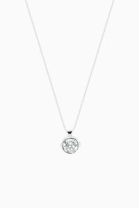 Bijuterii Moissanite - Lant din argint Manissi Diamond Big Stone