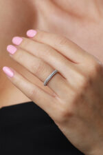 Inele - Inel din argint Manissi Two Rows Zirconia - 3