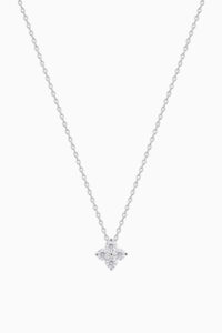 Bijuterii Moissanite - Lant din argint Manissi Diamond Four Leaf