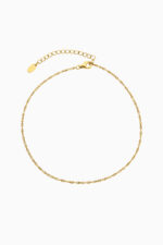 Bratari - Bratara din argint de picior Manissi Chain Twisted Gold