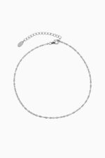 Bratari - Bratara din argint de picior Manissi Chain Twisted Silver