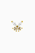 Cercei - Cercel din argint Manissi Butterfly Gold