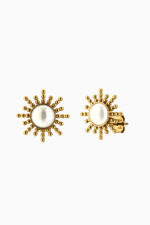 Cercei - Cercei din argint Manissi Opal Sun Gold