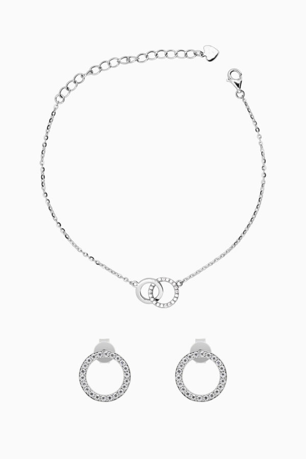 Seturi - Set Bratara si Cercei din argint Manissi Diamond Circle