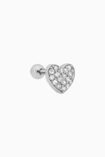 Cercei - Cercel din argint Manissi Piercing Big Heart