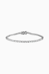 Bratara din argint Manissi Diamond Fit 2 mm - 18 cm