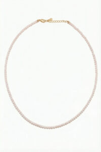 Colier cu perle naturale rotunde de cultura 4 - 5 mm Gold - 42.5 cm + 3.5 cm