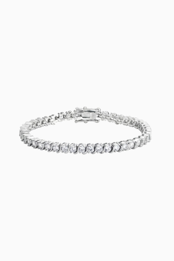 bratara tennis din argint 925 zirconia s-link inchidere siguranta silver manissi
