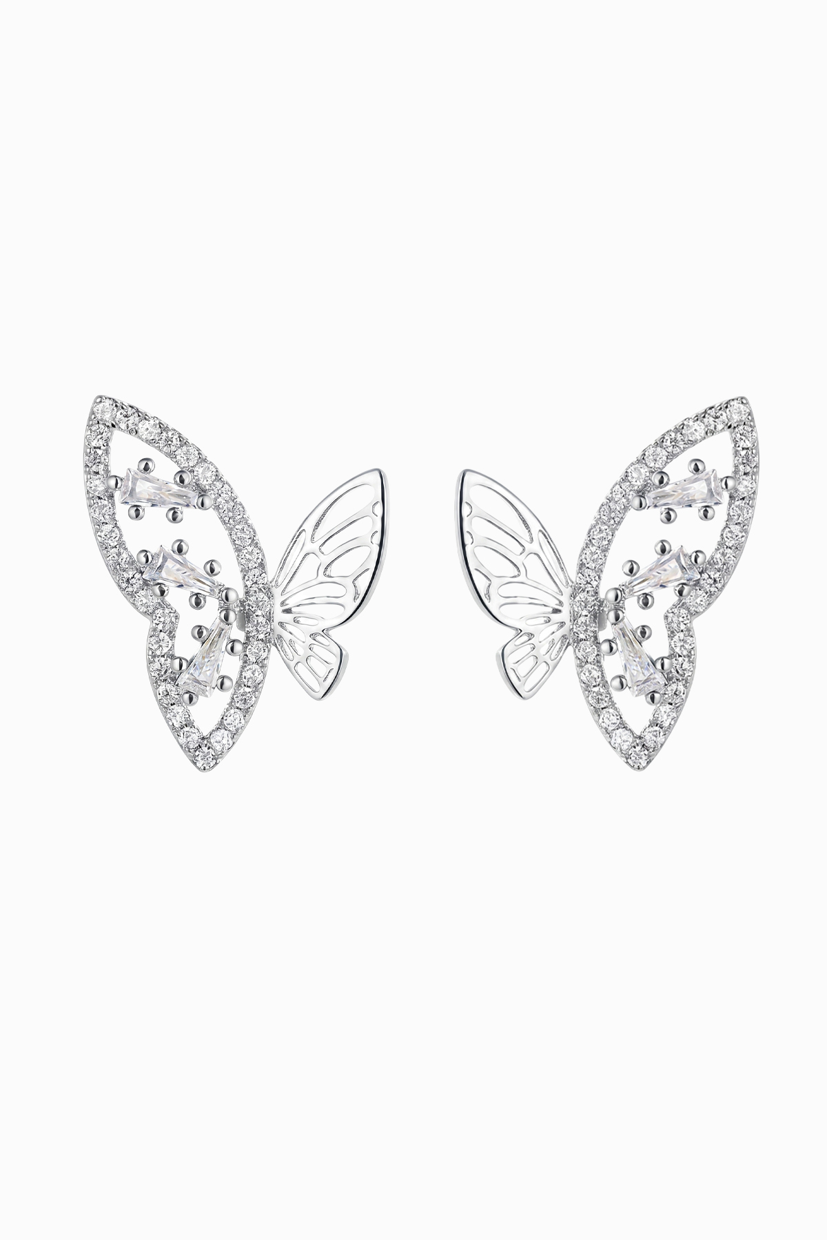 Cercei-din-argint-Manissi-Butterfly-Zirconia-Stud-silver-1200x1800 cercei din argint 925 fluture cu zirconia rotunde si baguette butterfly stud silver manissi