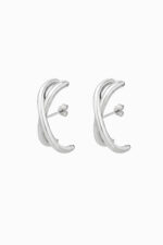 cercei din argint 925 incrucisati doua fire in x cross stud silver manissi