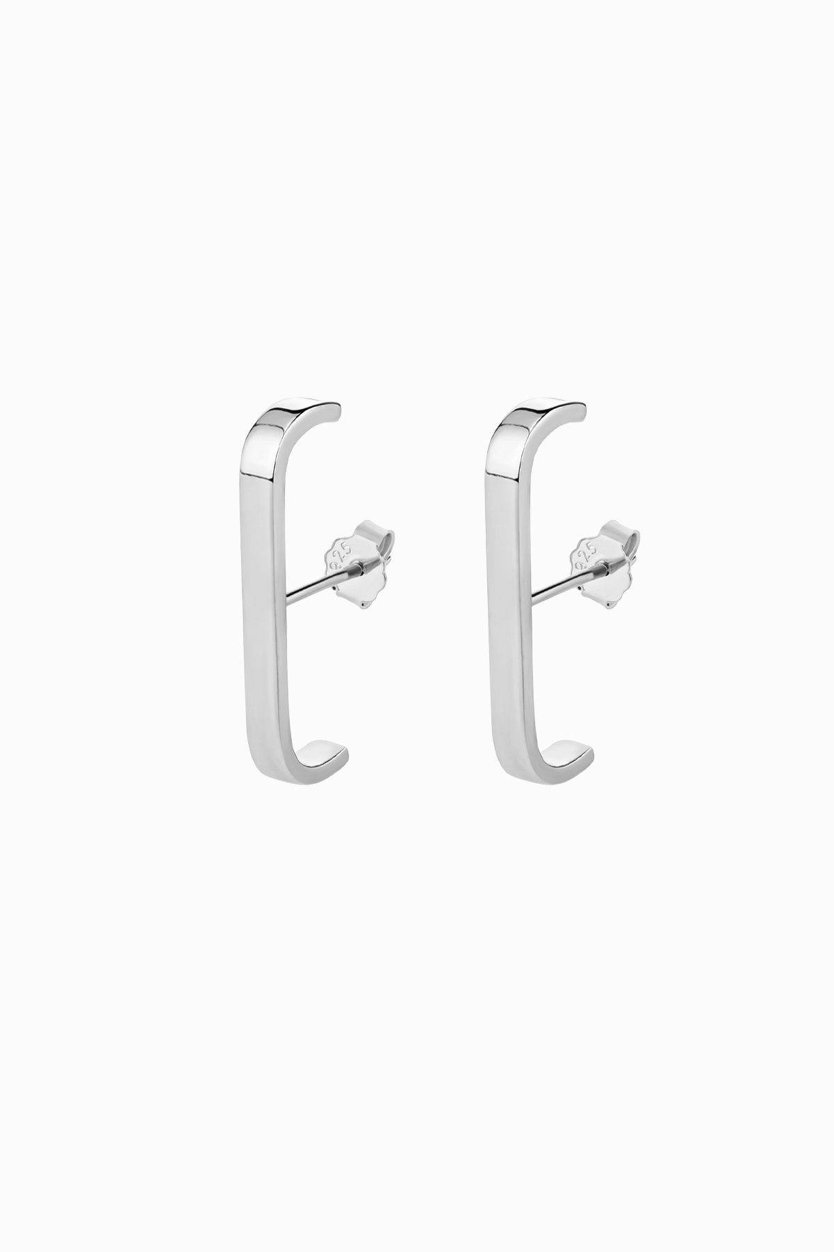 Cercei-din-argint-Manissi-Rectangle-J-Hoop-Silver-1200x1800 cercei din argint 925 dreptunghiulari lungi rectangle j-hoop silver manissi