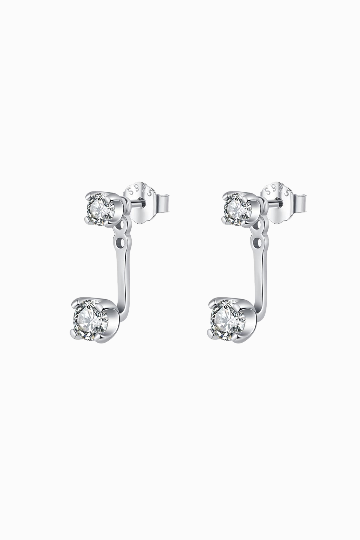 Cercei-din-argint-manissi-ear-jacket-1200x1800 Cercei ear jacket din argint 925 Manissi Calinda Silver, vedere cu extensia detașabilă și piatra inferioară 4mm