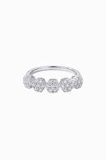 inel din argint 925 floare zirconia pavate tennis adore silver manissi