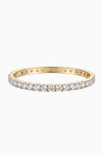 bratara bangle din argint 925 placat aur moissanite eternity diamond bangle eternity gold manissi