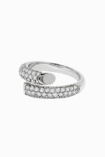 inel din argint 925 wrap pave zirconia noa silver manissi